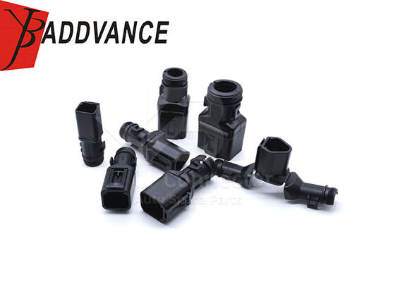 1011-235-0405 2-12 Pin Male DT Connector Tail Clip Set with Corrugated Pipe Fixed Harness Clip Protective Sheath