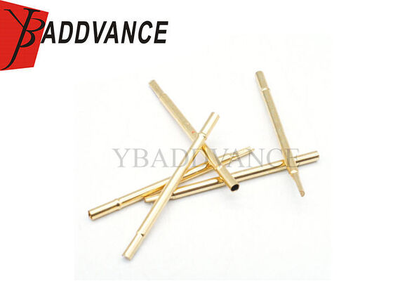 R100-3S 1.67mm Dia 29.5mm Length Gold Plated Metal Test Probing Needle Cover