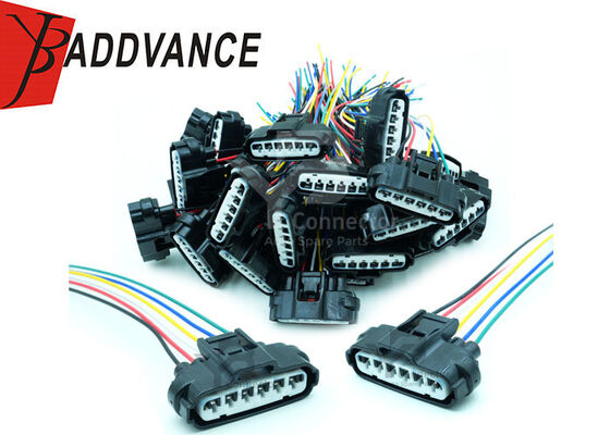7283-1968-30 Yazaki 6 PinThrottle Pedal Valve Connector Wiring Pigtail For Toyota Mazda 90980-11858