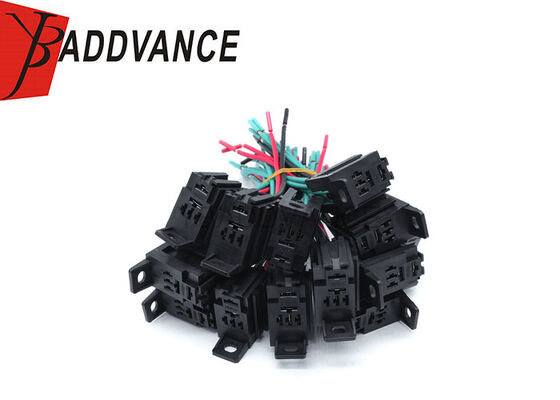 5 Pin 12V DC 30/40Amp Interlocking Relay Socket Harness Base Style SPDT 