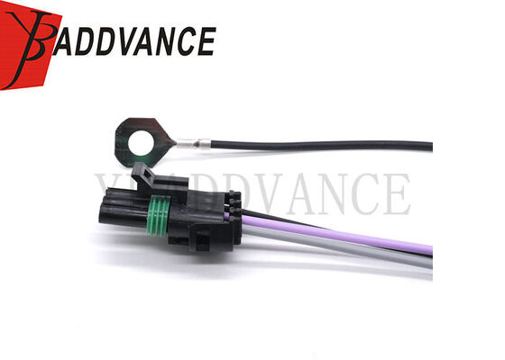 Custom Automotive 12020829 Weather Pack 3 Pin  Harness Connector With Terminal Plug