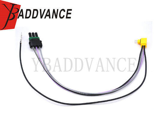 Custom Automotive 12020829 Weather Pack 3 Pin  Harness Connector With Terminal Plug