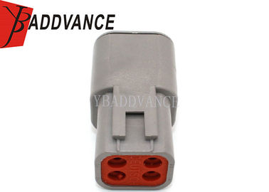 Male Deutsch Dtp Connectors / Deutsch Industrial Connectors 4 Pin DTP04-4P