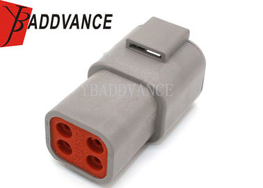Male Deutsch Dtp Connectors / Deutsch Industrial Connectors 4 Pin DTP04-4P