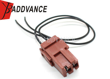 Brown 2 Pin Female Automotive Wiring Harness Connector Fit For Fuel Pump