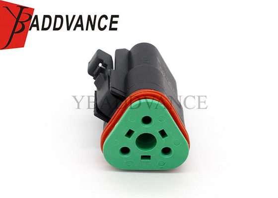 DT06-3S-E004 Deutsch Automotive Connectors DT 3 Way Black Female Plug Connector