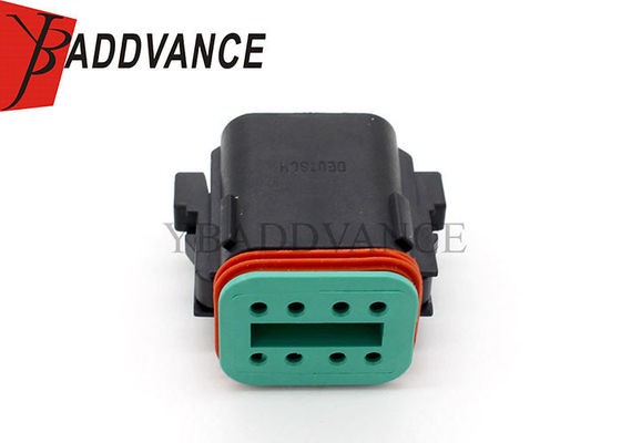 DT06-08SA-EP07 TE Deutsch Automotive Connectors B Key Black 8 Pin Connector