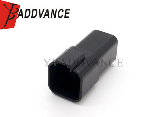 DT04-6P-E004 Black DT Series Deutsch 6 Pin Male Connector