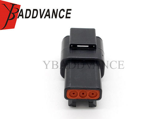 DTM04-3P-E004 Deutsch Automotive Connectors 3 Pin Receptacle Black Color