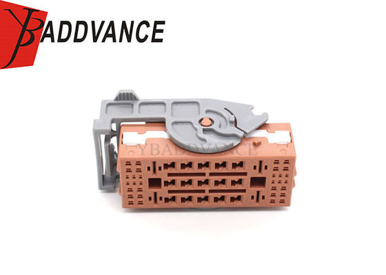  51 Pin Female Electrical Connector Sealed Brown