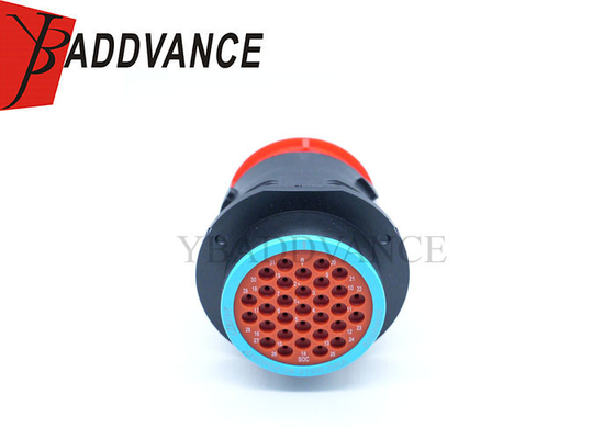 AHDP04-24-31SR-SRA Anello liscio 31 pin Amphenol Receptacle Connector con copertura antipolvere paragonabile a PN# HDP24-24-31S