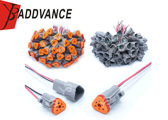 Cavi connettore Deutsch serie DT femmina maschio a 3 pin impermeabili DT06-3S DT04-3P per automotive elettrico