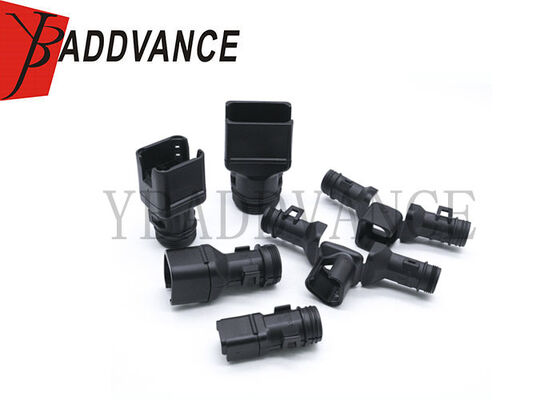 1011-227-0205 Copertura posteriore dritta nera Deutsch DT Series per connettore femmina da 2 3 4 6 8 12