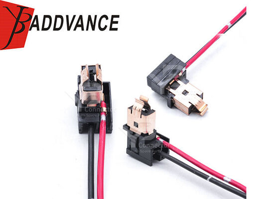 H1 H3 Portalampada per auto in bachelite con nucleo in rame, spina storta, accessori per cablaggio a 2 pin